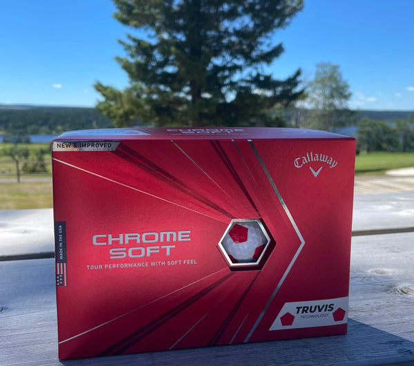 Callaway Chrome Soft Golf Balls White/Red 12 Pack