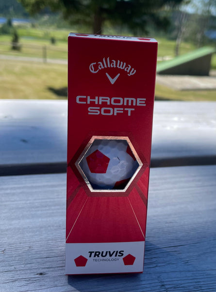 Callaway Chrome Soft Golf Balls White/Red 3 Pack