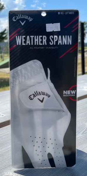 Men's Weather Spann Golf Glove Regular Left
