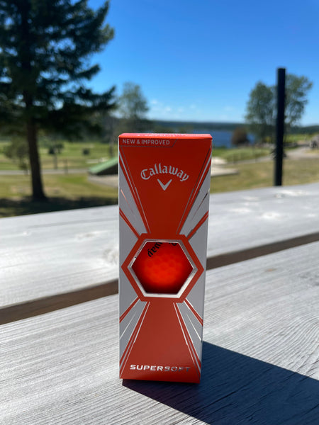Callaway Supersoft Golf Balls Orange 3 Pack